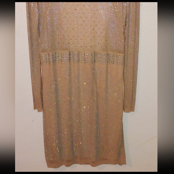 Fashion Nova "Studs & Stones Midi Dress" (1X) - Picture 8 of 16